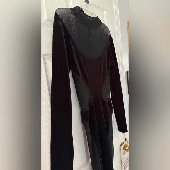 Naked Wardrobe Black Long Sleeve Dress - Picture 3 of 4